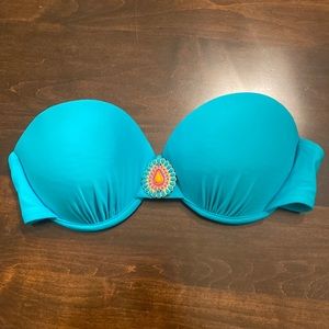Bandeau swimsuit top